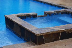 attractive pool tile installation in North Dallas