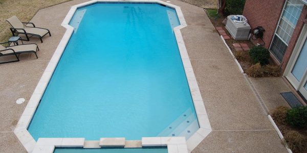 swimming pool replastered in plano tx