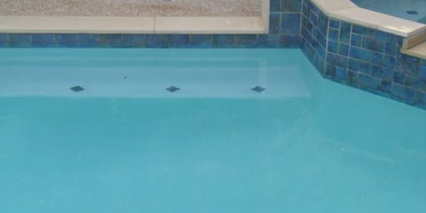 finished pool resplastering by leak-tech in plano tx